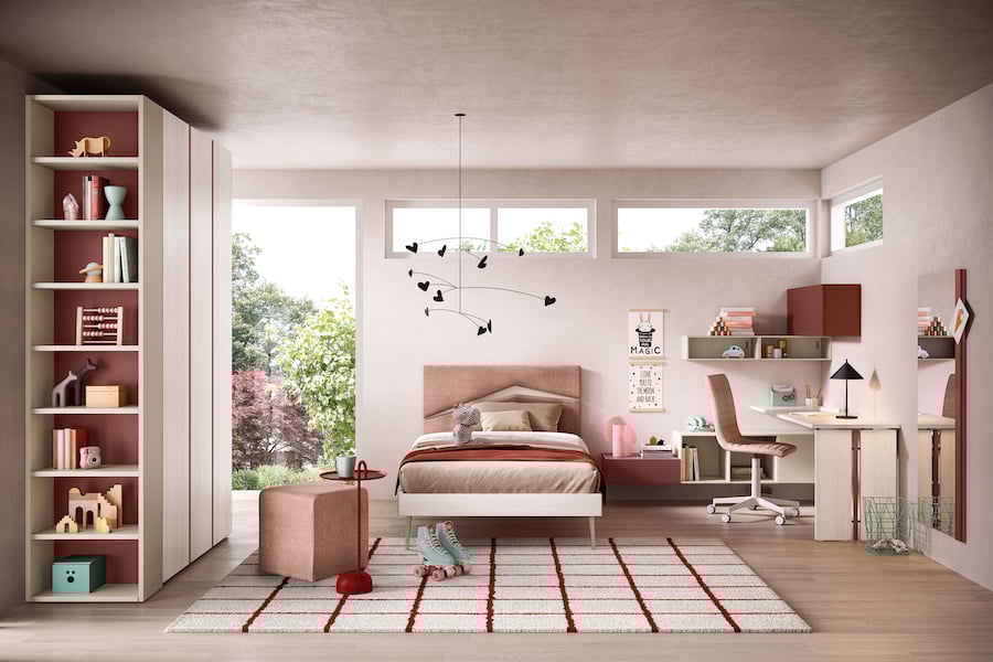 Armadio con libreria terminale K115