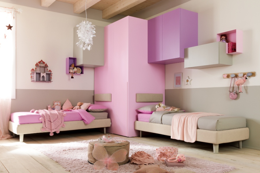 Appendiabiti Per Bambini York In Legno Laccato Bianco: Con Albero E Stella, Per Cameretta, H 120cm