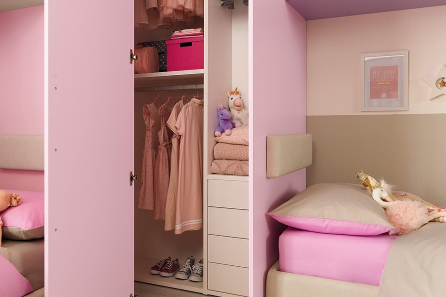 Cameretta per bambino di 10 anni: cabina armadio Moretti Compact