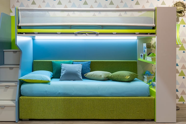 Cameretta con letto a castello Moretti Compact Camerette