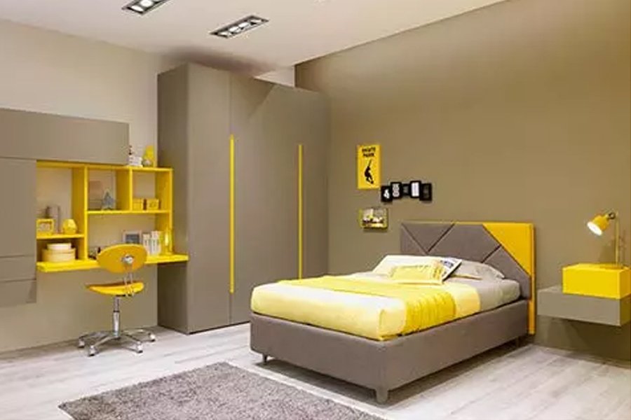 Colori camerette Moretti Compact: giallo sole