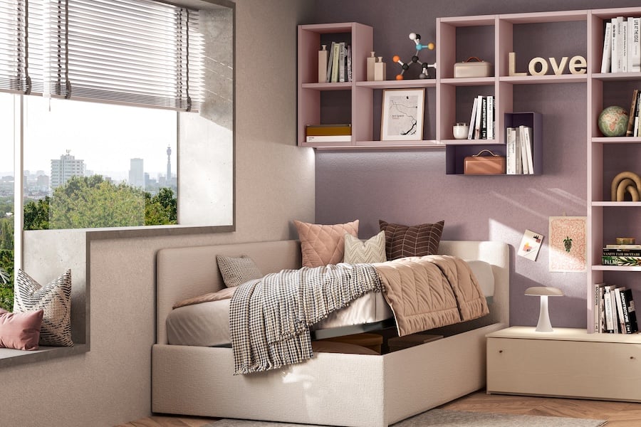 Come arredare con stile usando cubi a parete 2
