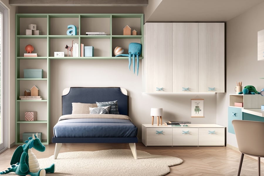Come arredare con stile usando cubi a parete 3