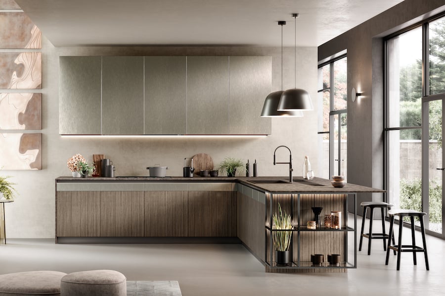 Come arredare cucina 10 mq Natural 2