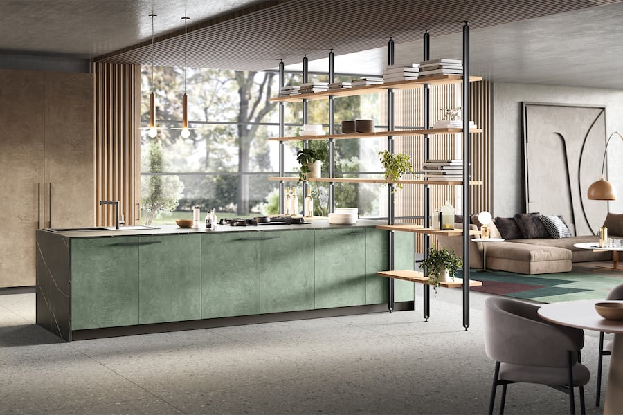 Come dividere una cucina senza muri?