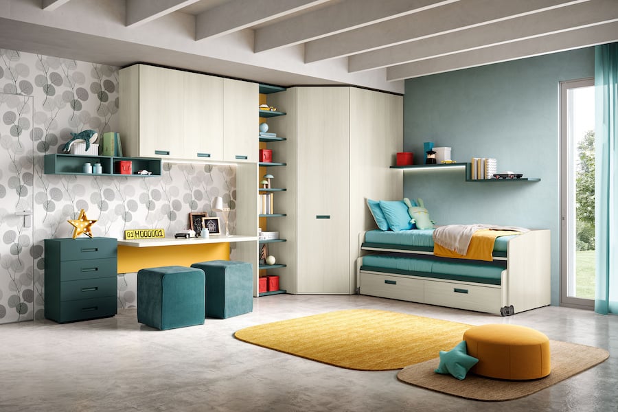 Come fare felice figlio con arredamento cameretta K105