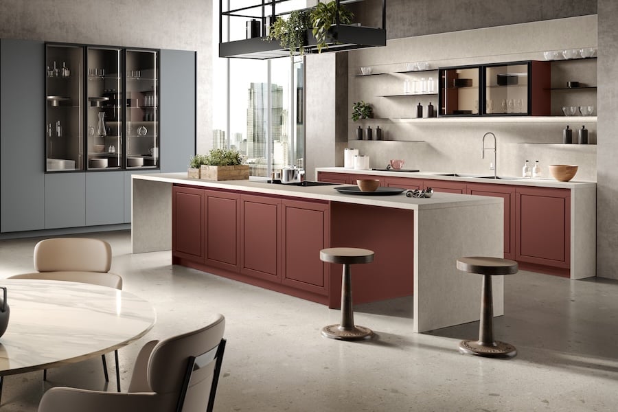 Come integrare cucina open space living Myriad