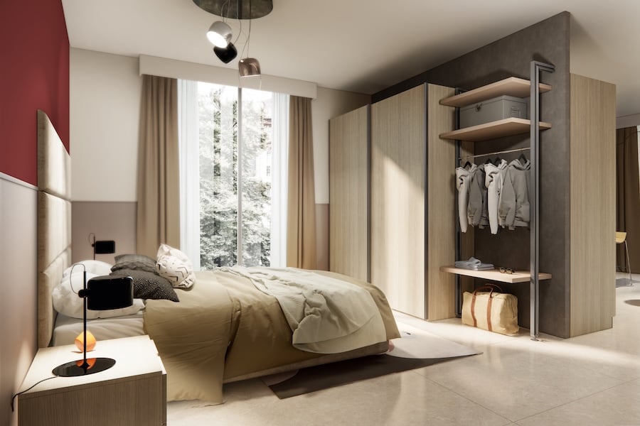 Come progettare camera da letto per hotel 3