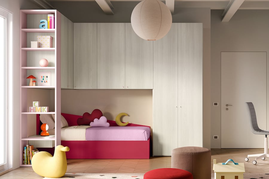 Come progettare cameretta bimba completa K119