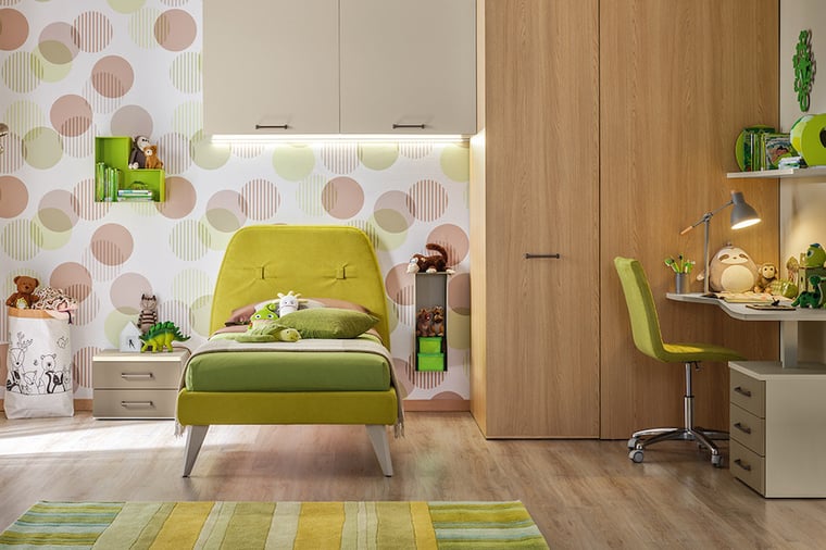 Colori per una cameretta adatta ad ogni età Moretti Compact