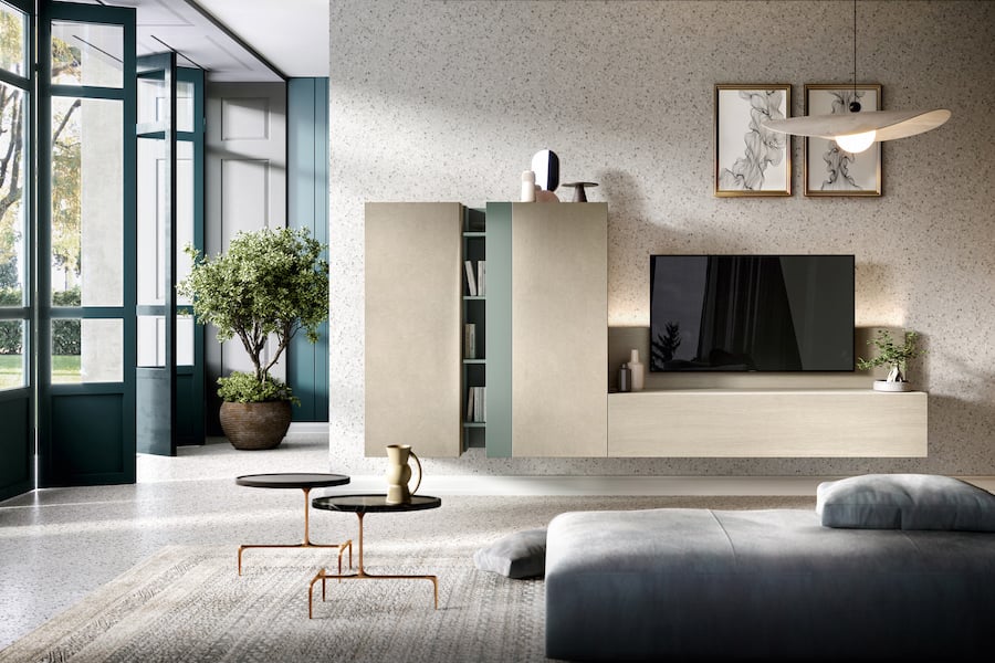 Come sfruttare open space cucina soggiorno Moretti Compact 3