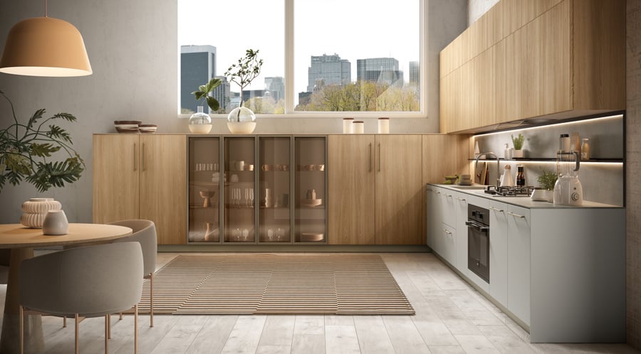 Cucina angolare per spazi versatili e soluzioni su misura 2
