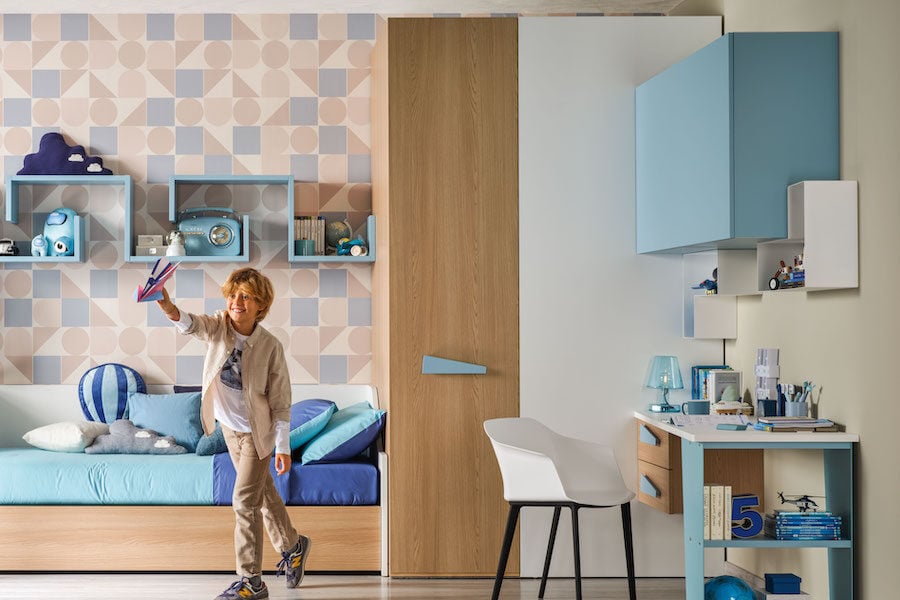 Grandezza cabina armadio lineare Moretti Compact camerette
