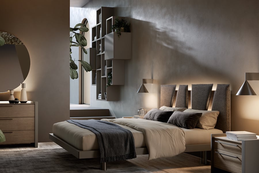 Idee per pareti camera da letto Eclipse libreria