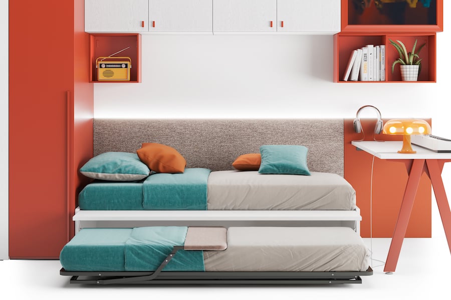 Divano Zaffiro con seconda rete estraibile