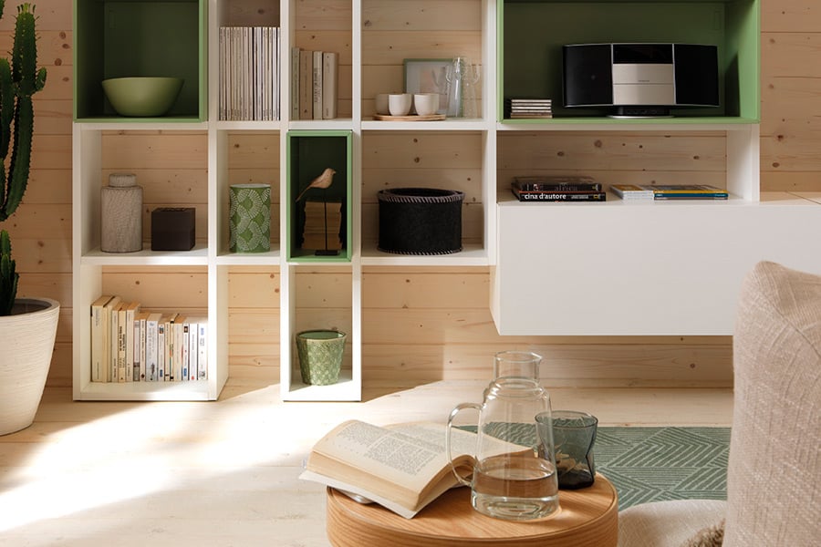 libreria-legno-moderna