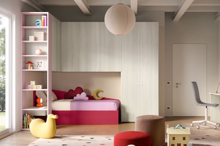 Fianco libreria per armadio a ponte K119