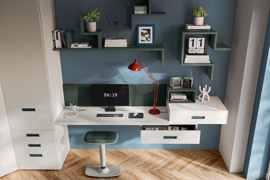 Libreria sospesa per cameretta Y120