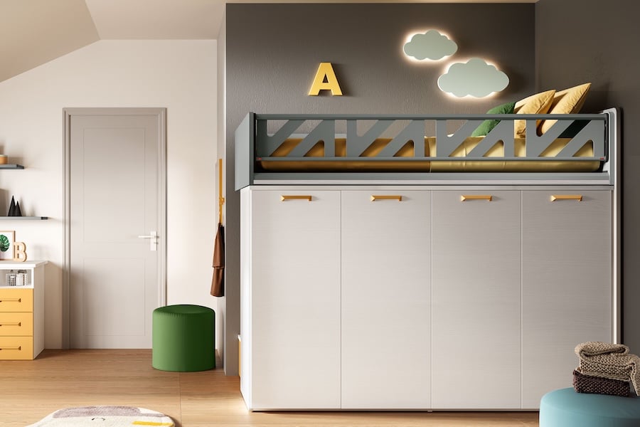 Quando scegliere letto a soppalco moderno K109